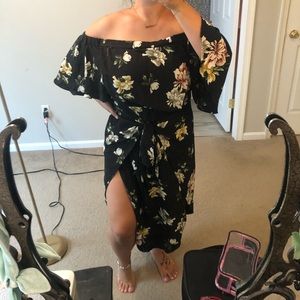 Off the shoulder dress